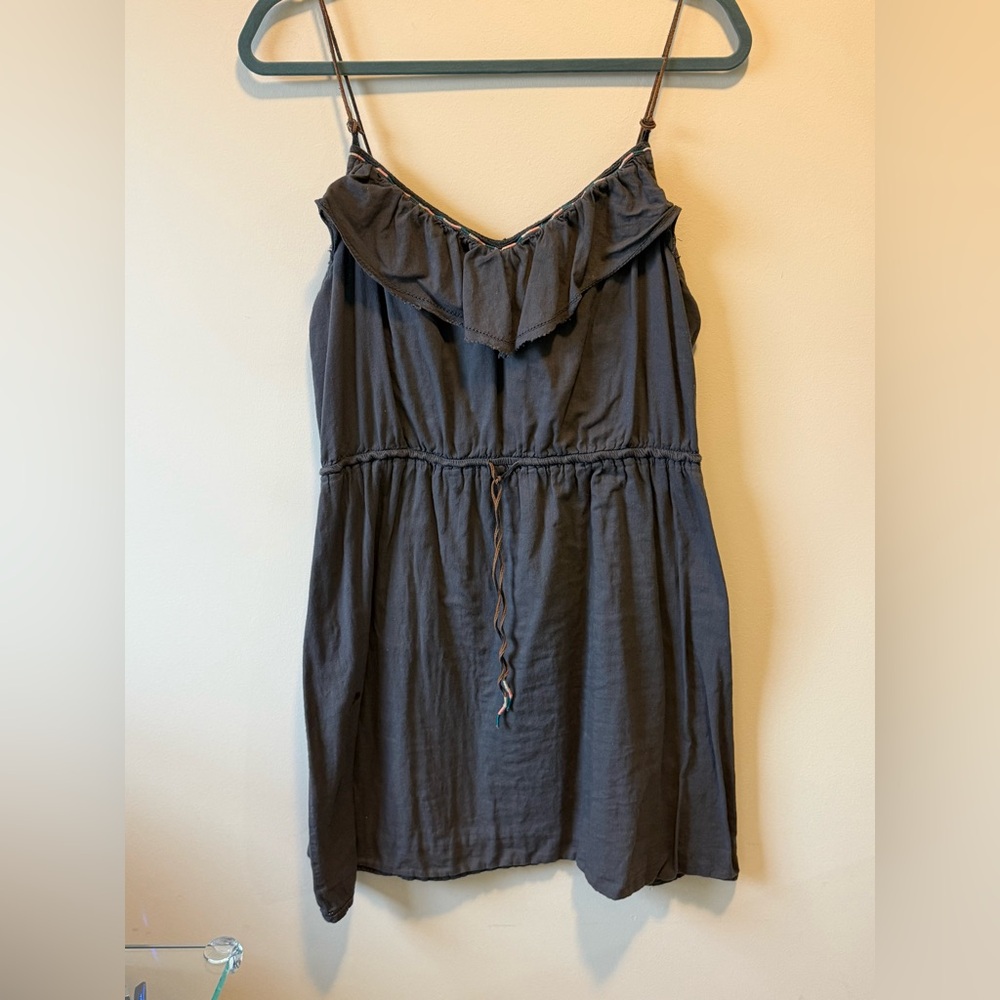 American Eagle Outfitters Charcoal Sleeveless Dress